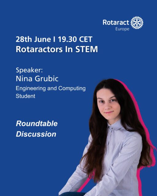 🚀 The 2nd edition of our STEM series is here!
Curious about what a career in STEM really looks like? Join us for Rotaractors in STEM: Careers Above and Beyond, where three inspiring Rotaractors from different stages and fields of STEM will share their journeys, experiences, challenges, and opportunities.  ✨ Meet our speakers:
🌌 Vito Bellomo – Manager in Space Business
✈️ Valentin Krebs – Aerospace Engineer
💻 Nina Grubic – Engineering and Computing Student  From space business and aerospace engineering to the student perspective, this roundtable discussion will offer valuable insights into the many paths STEM can take.  🗓️ 28 June
🕢 19:30 CET
💬 Online Roundtable Discussion  Whether you're already pursuing a STEM career or simply curious about where it can lead, come explore what lies above and beyond. We can't wait to see you there! 🚀✨